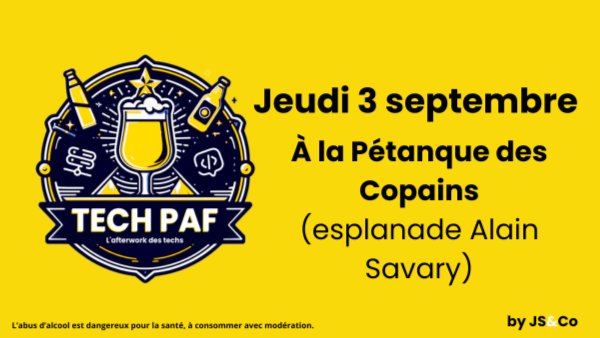 Tech PAF de septembre - la rentrée des pros