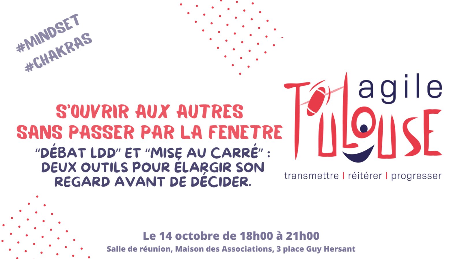 Atelier: "S'ouvrir aux autres sans passer par la fenêtre ?"