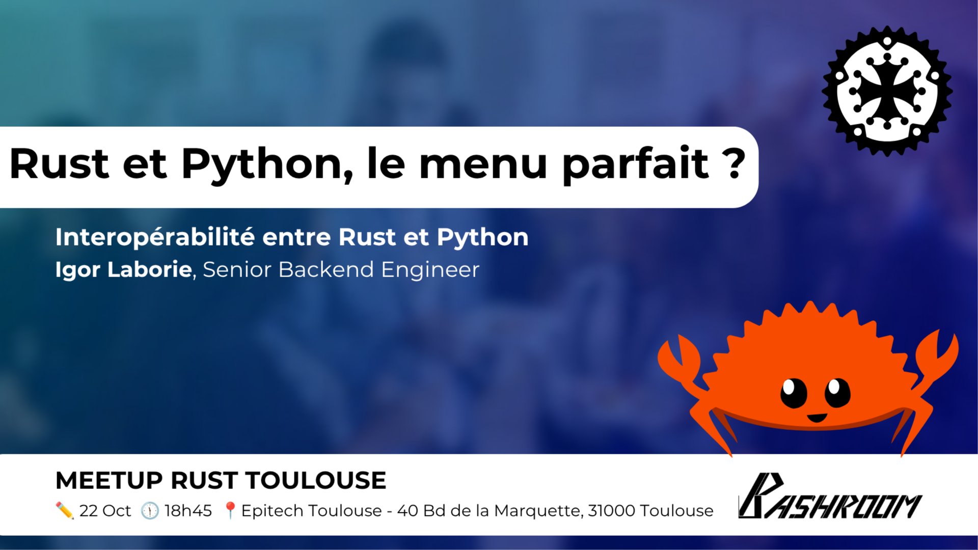 Soirée Rust - Interopérabilité Rust et Python