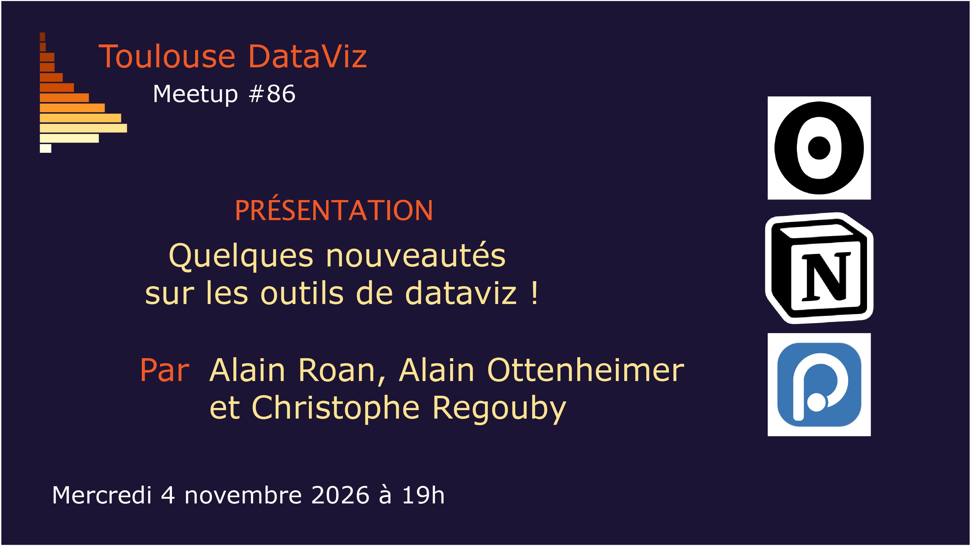 Quelques nouveautés sur les outils de dataviz !